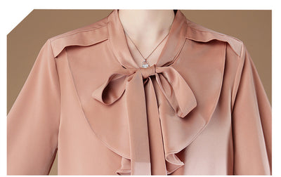 Blusa Occidental Fruncida de Primavera para Mamá - Image 12