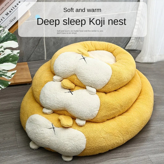 Cama Corgi para Perros y Gatos - Nido Suave y Acogedor
