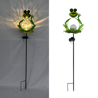Lámpara Solar Decorativa Rana para Jardín - Image 4