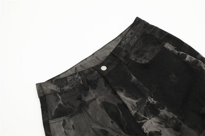 Pantalones Cargo Denim de Pierna Ancha para Hombre - Image 20