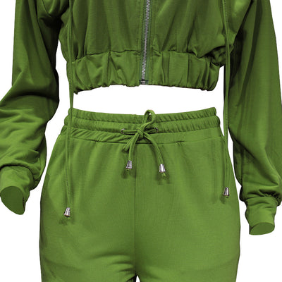 Conjunto Deportivo Mujer con Capucha de Manga Larga - Image 12