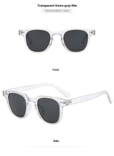Brown square-frame sunglasses with brown lenses, suitable for sun protection and fashion wear. - Image 15