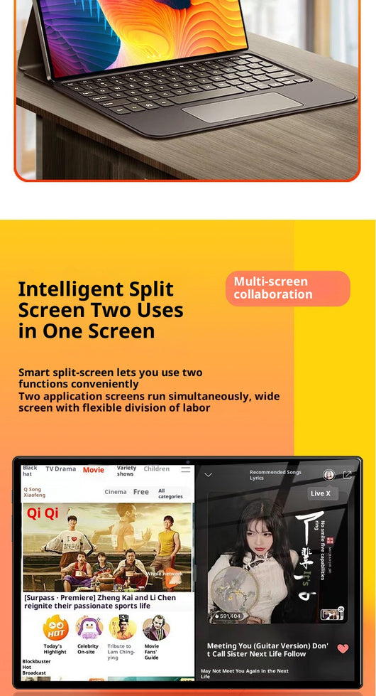 Tablet 5G Dual SIM para Oficina, Juegos y Aprendizaje - Image 10