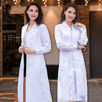 Bata Médica Blanca Profesional para Enfermeras y Doctoras - Image 16