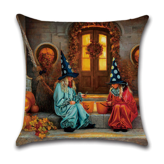 Colección de Arte Geométrico Ramadán Halloween: Paisaje Abstracto y Divertido - Image 7