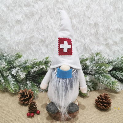 Adornos Navideños Papá Noel Nórdico sin Rostro - Decoración Escandinava para Ventanas - Image 4