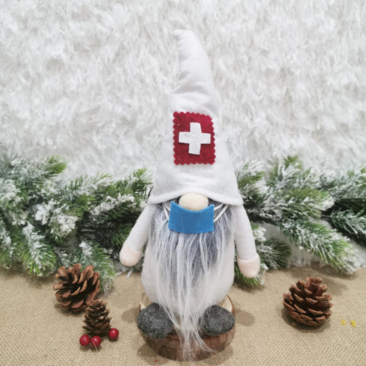 Adornos Navideños Papá Noel Nórdico sin Rostro - Decoración Escandinava para Ventanas - Image 4