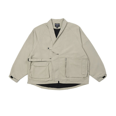 Chaqueta de Trabajo Suelta Vintage - Abrigo Casual Funcional - Image 9