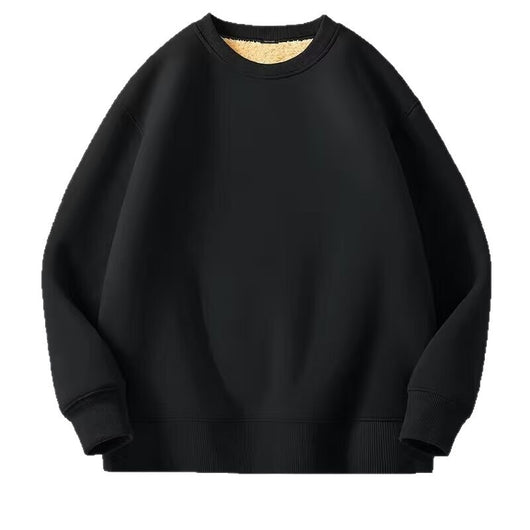 Sudadera Holgada Gruesa con Cuello Redondo para Hombre - Image 4