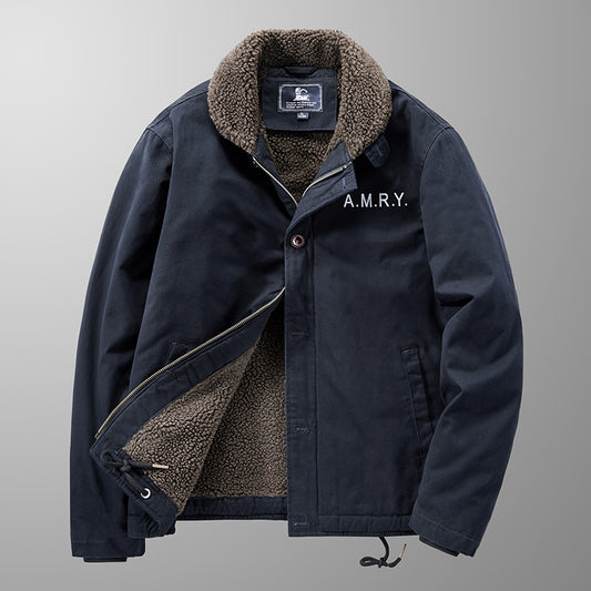 Chaqueta de Lana Acolchada con Cashmira para Hombre - Image 2