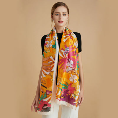 Chal de Seda Salvaje para Mujer Madura - Elegancia y Confort - Image 6