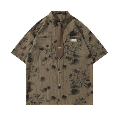 Camisa Tie-Dye Camuflaje con Tinta Splash para Hombre - Image 3