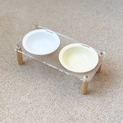 Comedero Doble Elevado para Gatos y Perros - Tazón Cerámico Antivuelco - Image 5