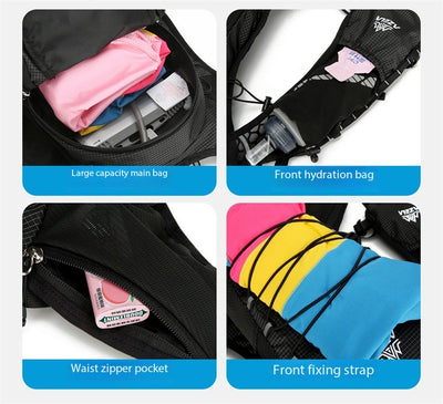 Mochila de Hidratación AZELA con Malla Transpirable para Trail Running y Senderismo - Image 11