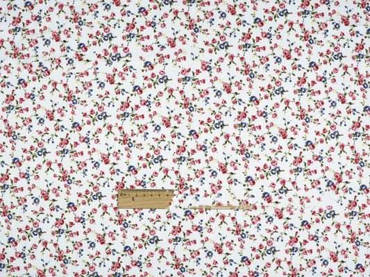 Tela de Algodón con Flores Pequeñas en Tonos Claros - Image 2