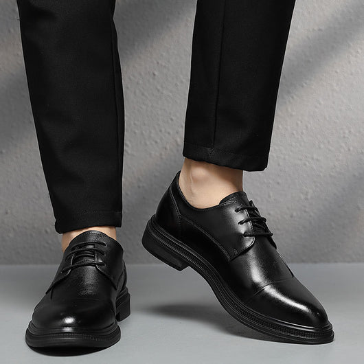 Zapatos de Cuero para Hombre con Punta Afilada y Suela Flexible - Image 3