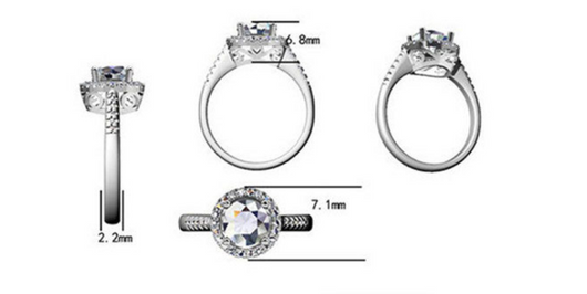 Anillo de Plata S925 Mosaingshi Retro Minimalista - Joyería de Plata Blanca - Image 6