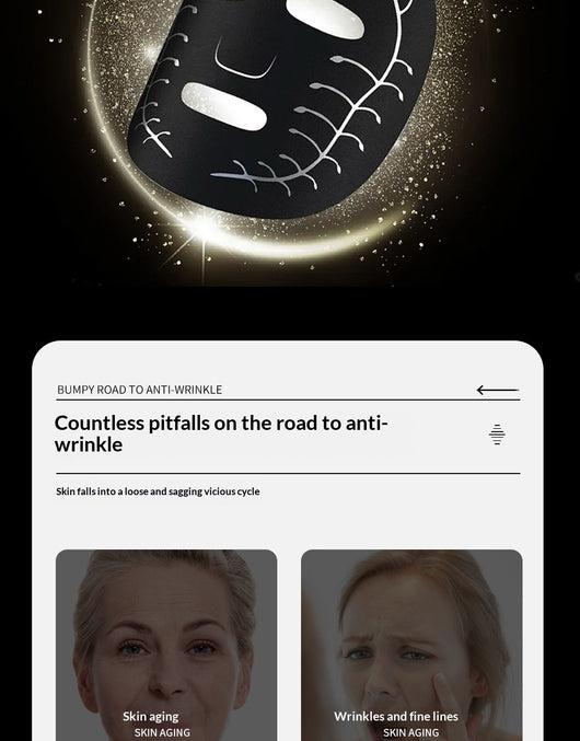 Mascarilla Reafirmante Antiedad con Tecnología Black - Lifting Facial Intenso - Image 9