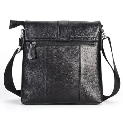 Bolsa Bandolera de Cuero Genuino para Hombre - Piel de Res Premium - Image 9