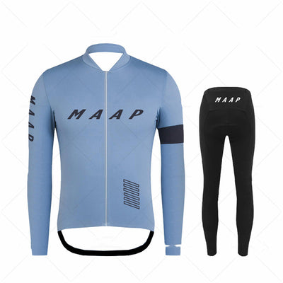 Jersey Térmico de Ciclismo Manga Larga para Primavera y Otoño - Image 18