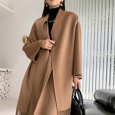 Abrigo de Lana Reversible con Bufanda Integrada - Image 3