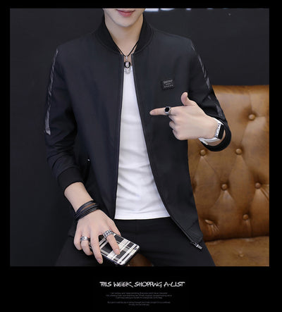 Abrigo Slim Cuello de Pie para Hombre - Elegancia Moderna - Image 15
