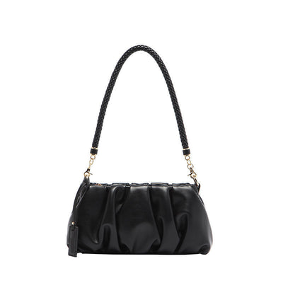 Bolsa Crossbody Asimétrica de Moda - Diseño Nube con Pliegues - Image 12