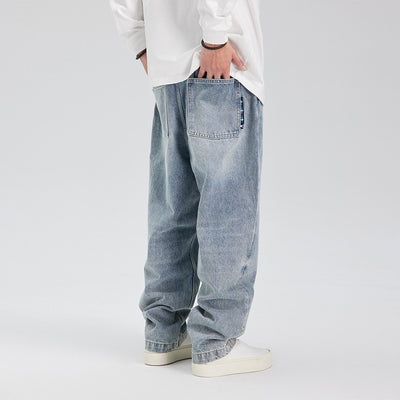 Jeans Retro Desgastados para Hombre - Estilo Vintage Auténtico - Image 9