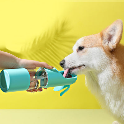 Vaso Portátil de Agua y Comida para Mascotas - Diseño Antiderrames