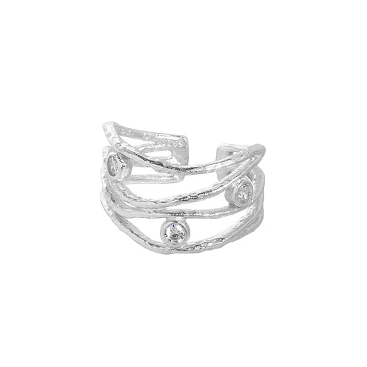 Anillo de Plata Esterlina 925 con Circón Diseño Exclusivo para Mujer - Image 5