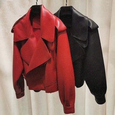 Chaqueta de Cuero para Mujer Estilo Retro Clásico - Image 19