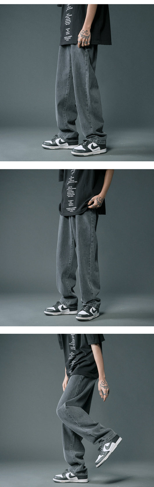 Jeans Rectos Sueltos Ligeros para Hombre - Comodidad de Verano - Image 19