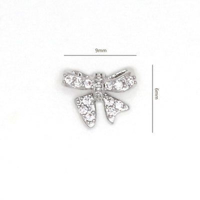 Adorno de Uñas Moño con Circonita Brillante - Image 7