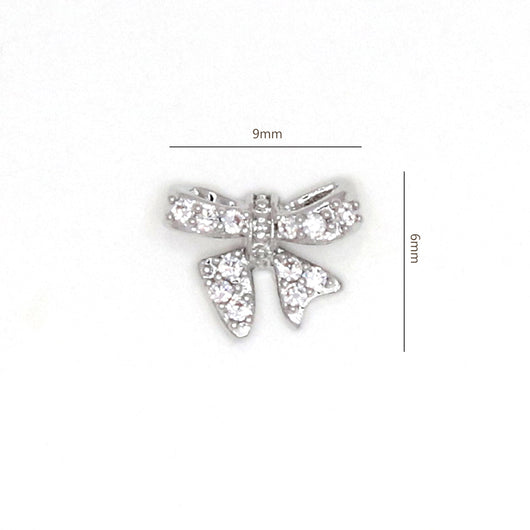 Adorno de Uñas Moño con Circonita Brillante - Image 7