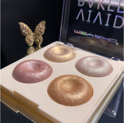 Paleta de Iluminadores Cuatro Tonos con Sombras Brillantes - Image 4