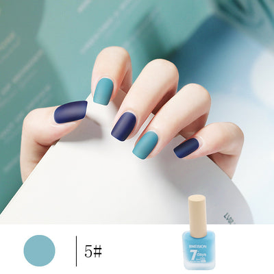 Esmalte de Uñas Mate Nude sin Horno de Secado Rápido - Image 7