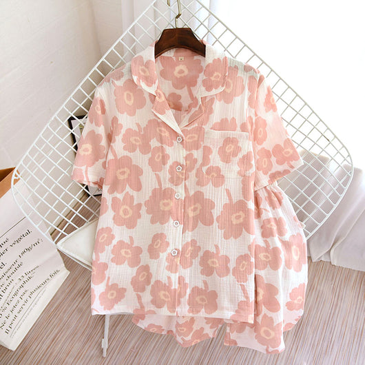 Conjunto de Pijama Corto para Casa - Blusa y Shorts Cómodos - Image 16