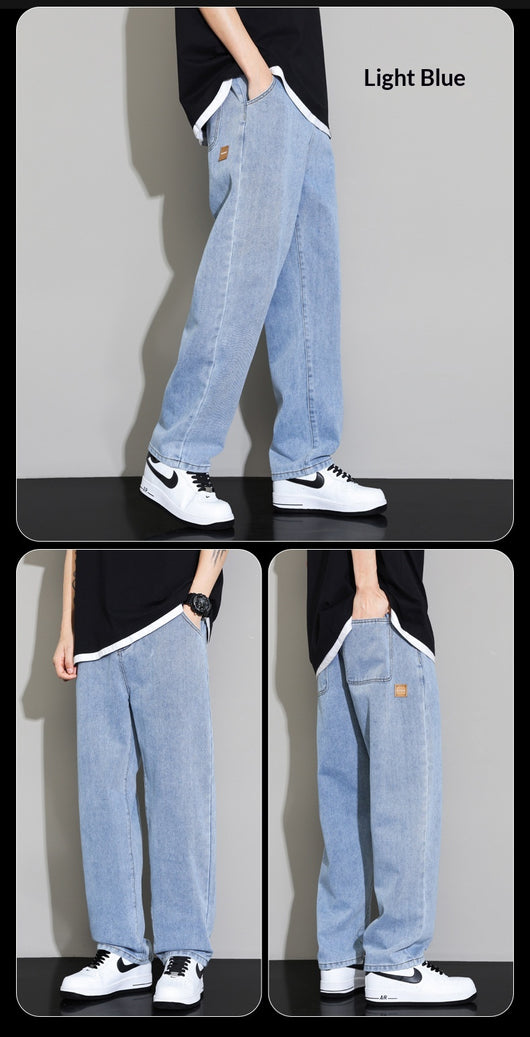 Pantalones Rectos Holgados para Hombre - Image 11