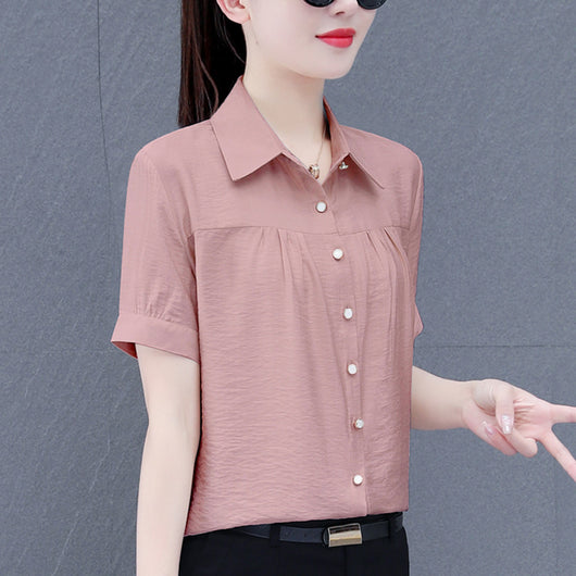 Blusa Casual de Manga Larga para Mamás Modernas - Image 6