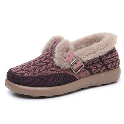 Zapatos de Algodón Aislados con Forro Polar Extra Grueso para Mujer - Image 5