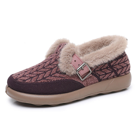 Zapatos de Algodón Aislados con Forro Polar Extra Grueso para Mujer - Image 5