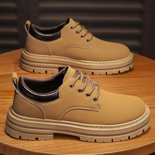 Botas Martin de Cuero Transpirable con Plataforma para Hombre - Estilo Casual - Image 3