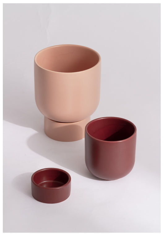 Maceta de Cerámica Verde Estilo Morandi para Decoración - Image 12
