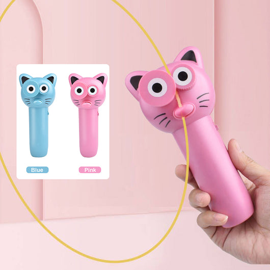 Lanzador de Cuerda Antiestrés con Diseño de Gato - Juguete Divertido e Innovador - Image 2