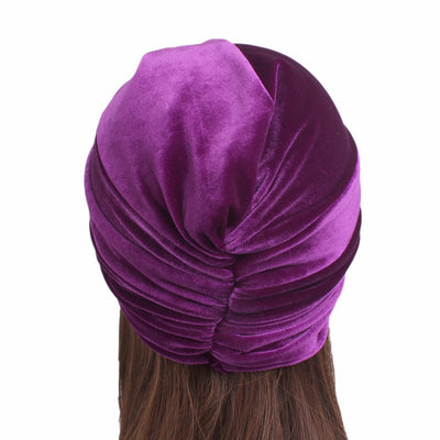 Gorro Bandana Elástico de Terciopelo Otoño Invierno - Image 16