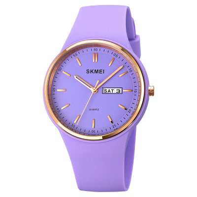 Reloj de Cuarzo para Estudiantes con Calendario y Correa de Silicona - Image 12