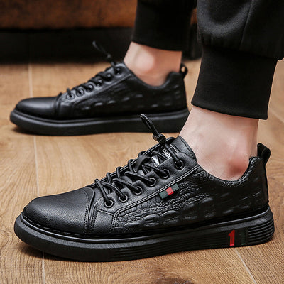 Zapatos Casuales Británicos Estilo Patrón Hombre - Versátiles y Elegantes - Image 11