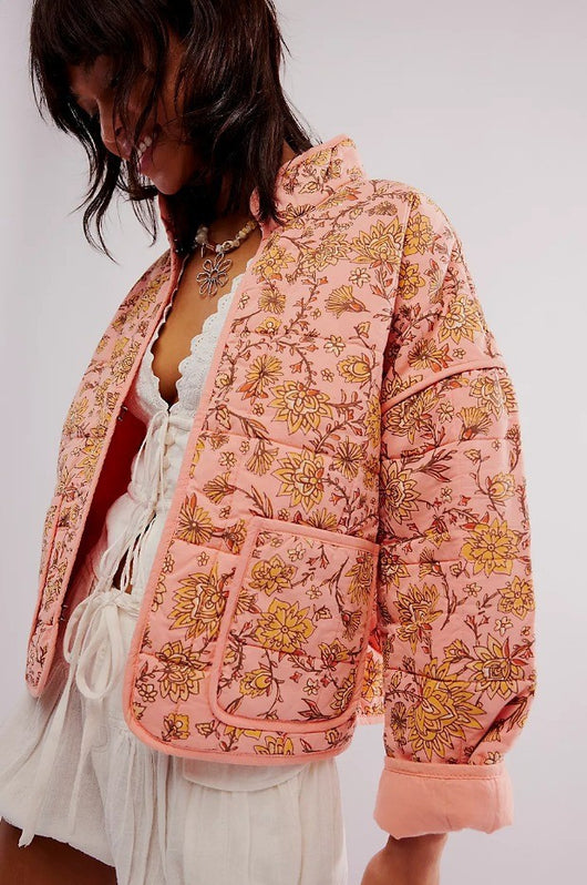 Abrigo de Algodón Estampado para Mujer - Otoño e Invierno - Image 7