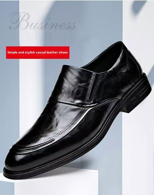 Zapatos de Cuero Suave para Novio - Mocasines Elegantes Punta Fina Suela Flexible - Image 12