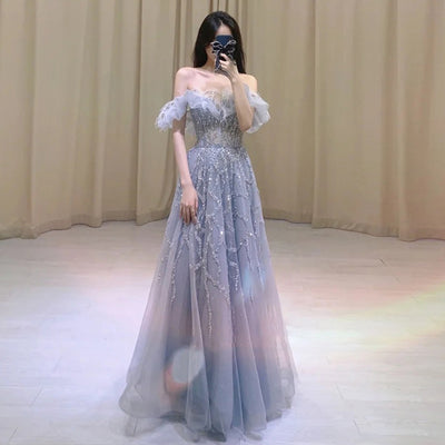 Vestido de Noche Asimétrico para Mujer - Elegancia y Sofisticación - Image 3